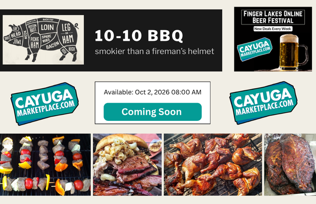 Week 1 of the Finger Lakes Online Beer Festival Features 10-10 BBQ!
